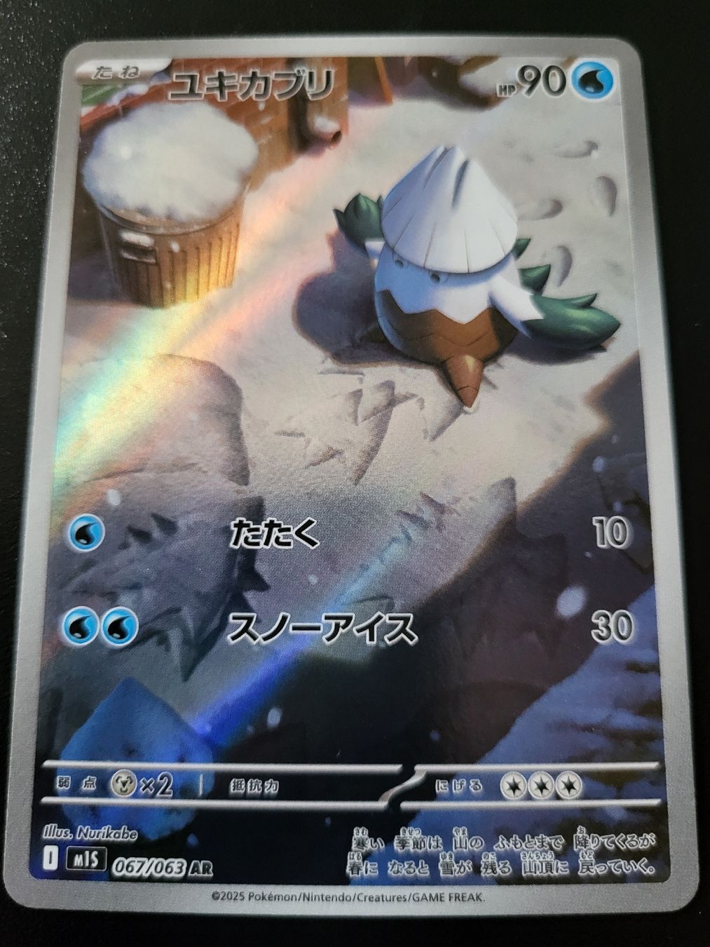 Pokémon Carte collezionabili: Snover AR Mega symphonia JP – Nuovo (secondo la descrizione) da St-Sulpice VD venduto da cel_ysf7
