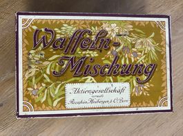Blechdose Rooschüz, Heuberger & Co., Bern - Waffeln-Mischung