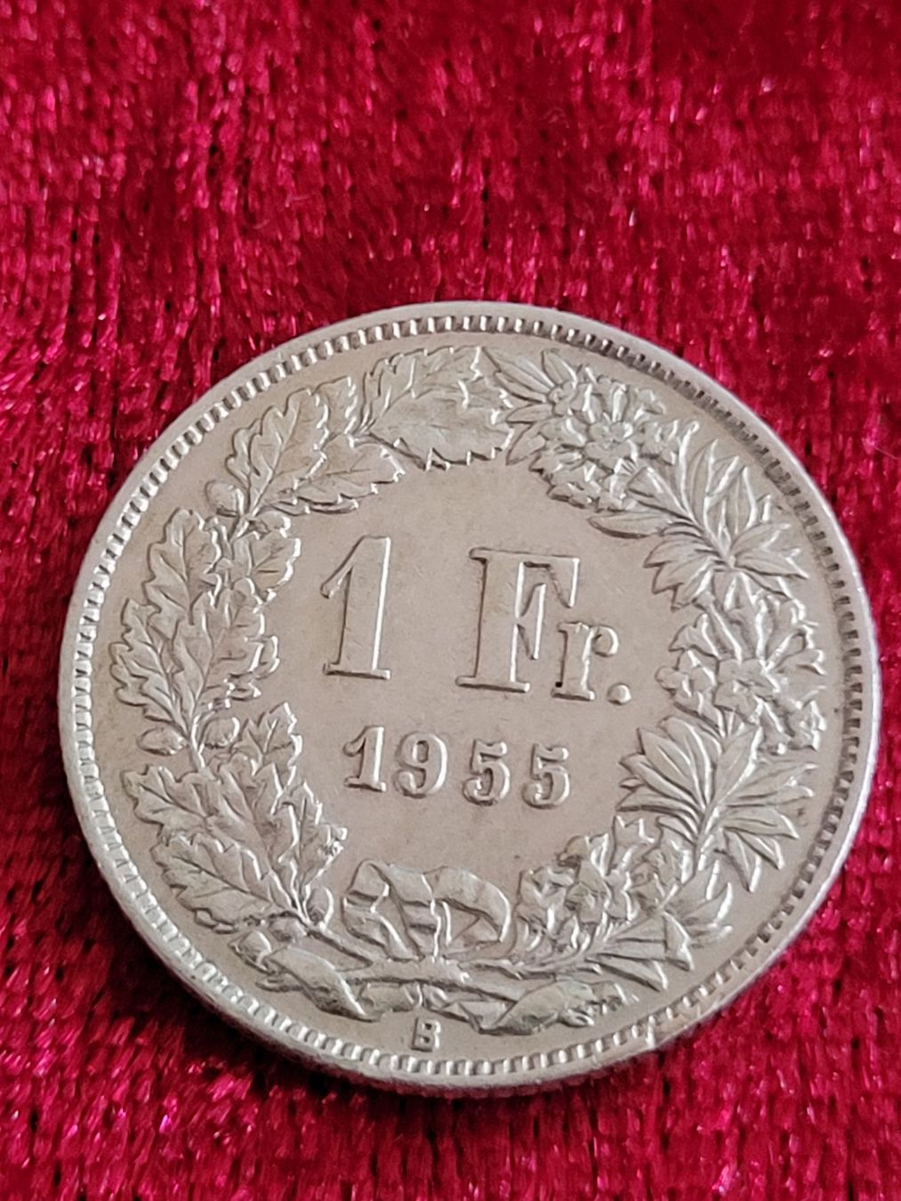 Tutti le monete: 1 Franken 1955 selten top! – Usato da Neuenkirch venduto da majortom30