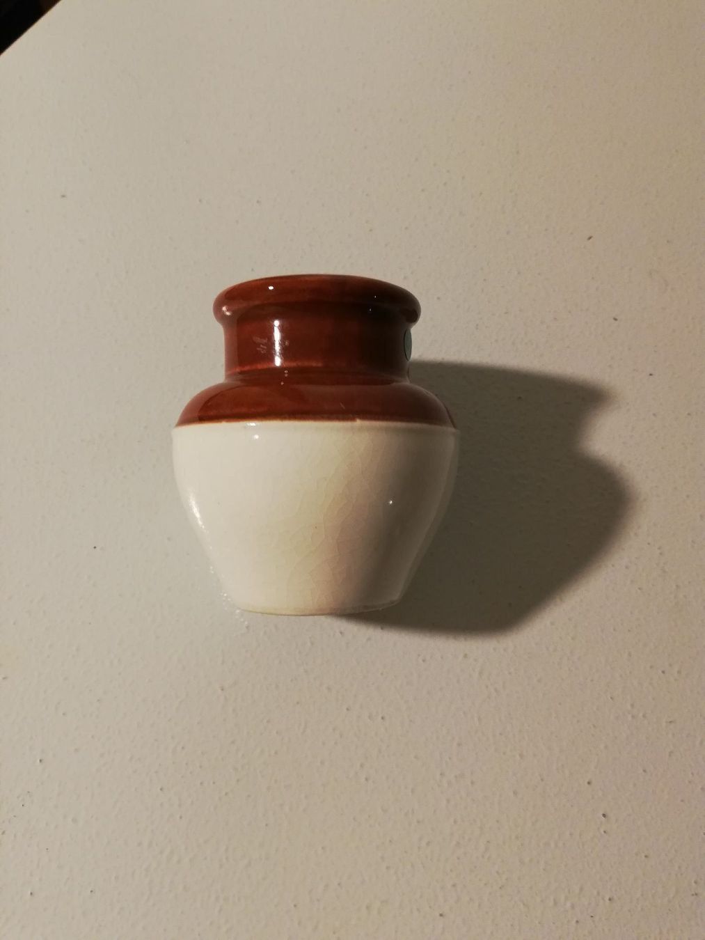 Vasi & Recipienti: Mini Ton Topf Hell/Dunkelbraun DEKO – Nuovo (secondo la descrizione) da Zuerich venduto da lichti 1