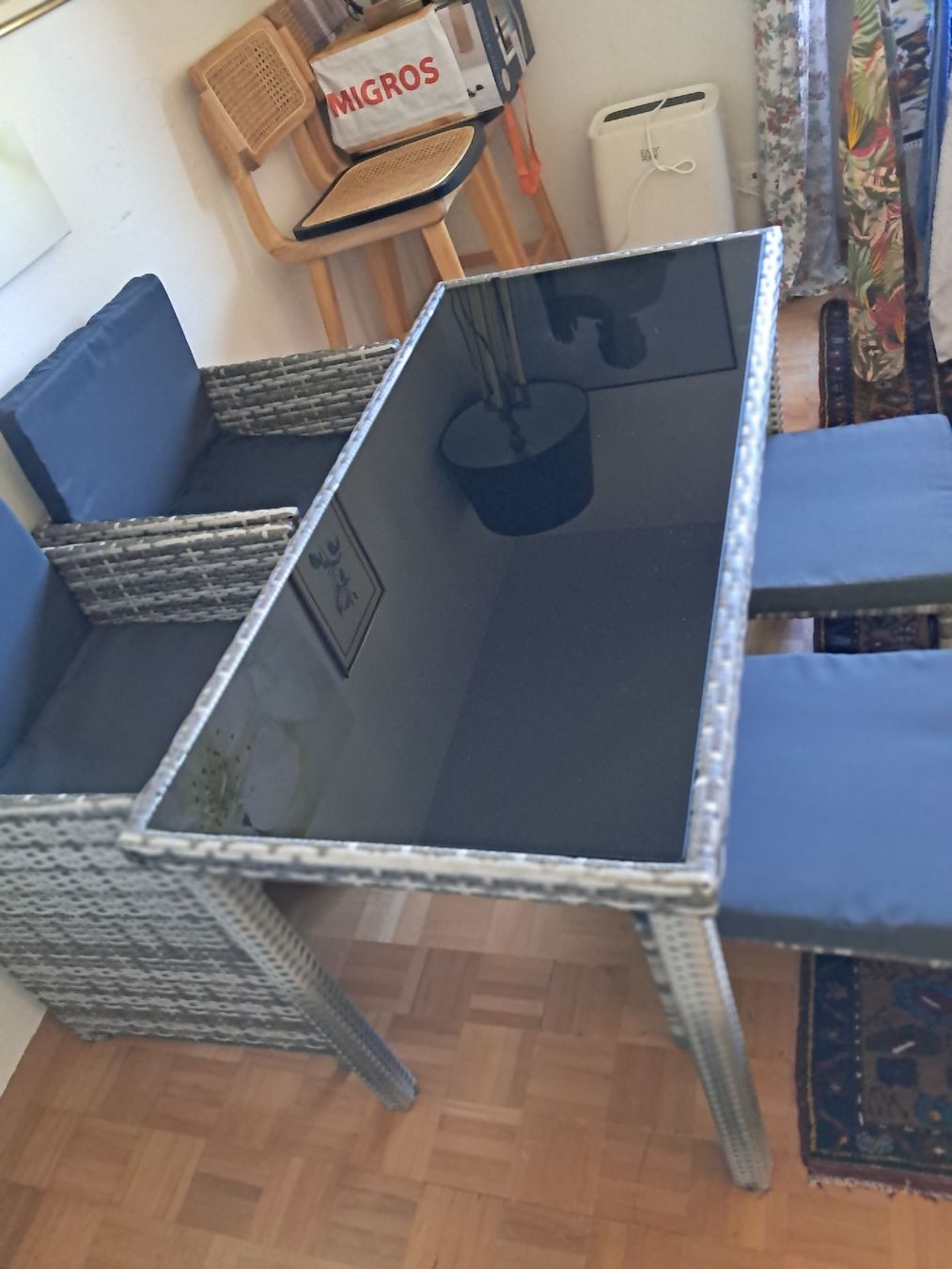 Set di tavolo e panche: Balkonset – Usato da Oberwil b. Zug venduto da jriobo