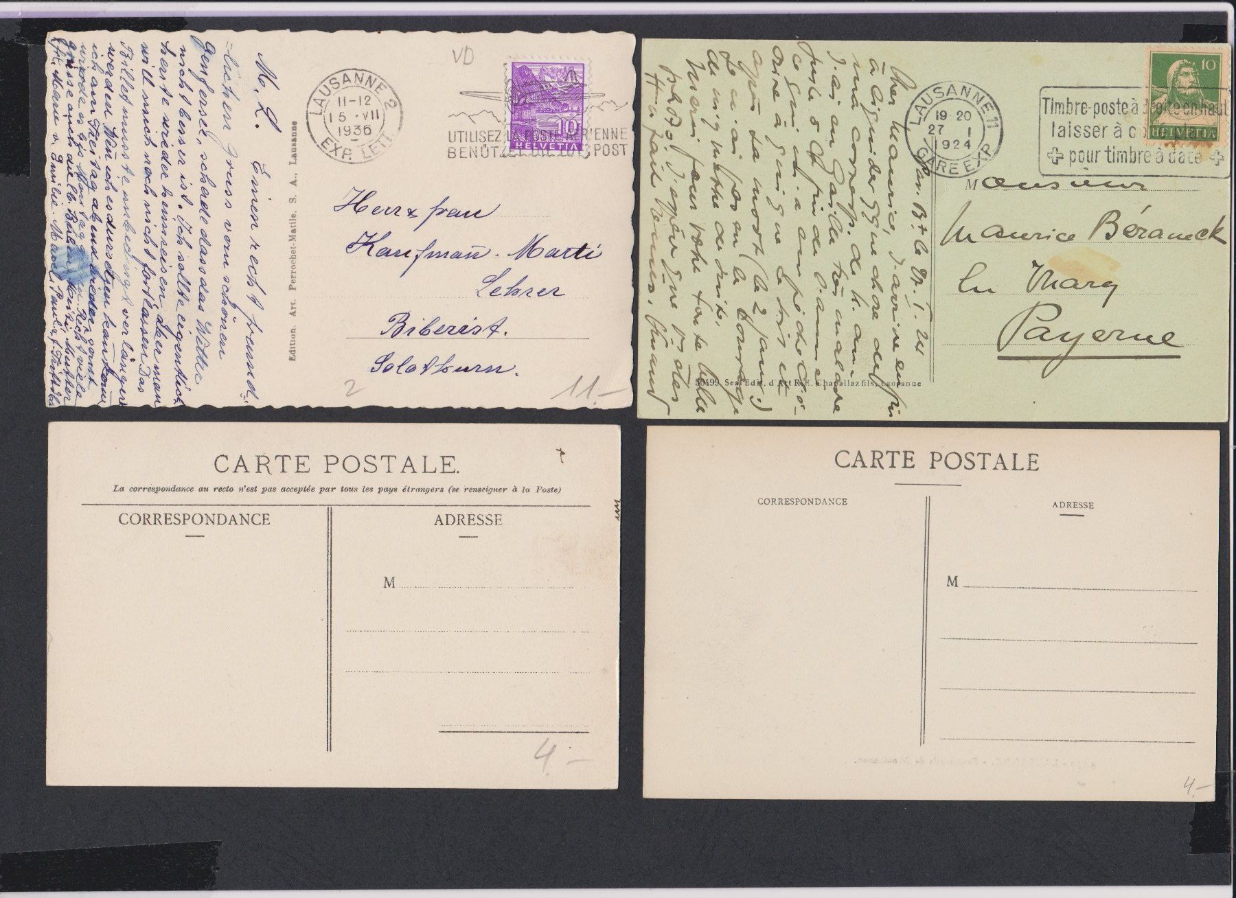 Cartoline postali: Lausanne  VD   :   25 alte Ansichtskarten – Usato da Vitznau venduto da Ropaku 5