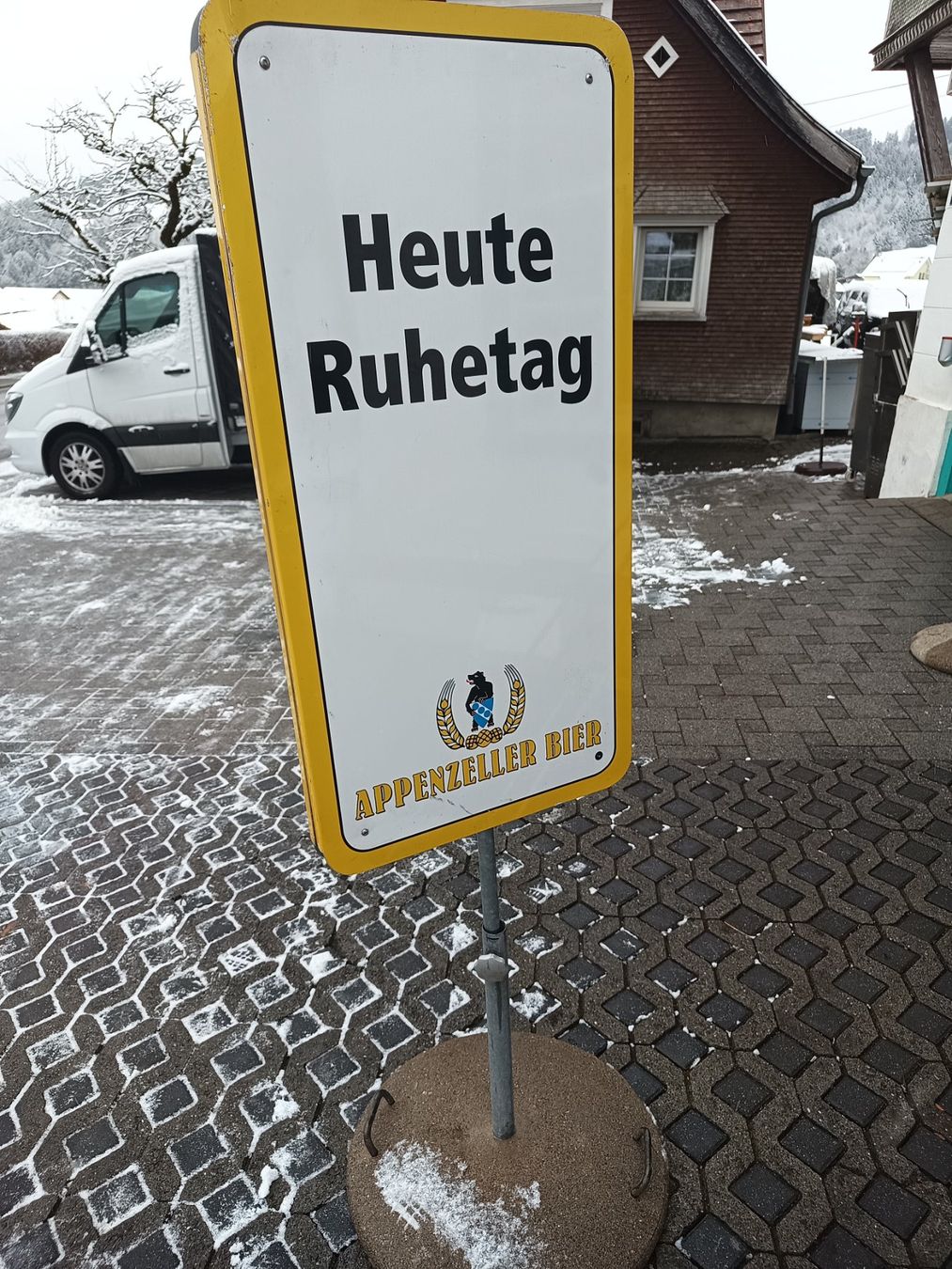 Insegne: Appenzeller Bier Heute Ruhetag Schild – Usato da Oberegg venduto da 19franzi94 1