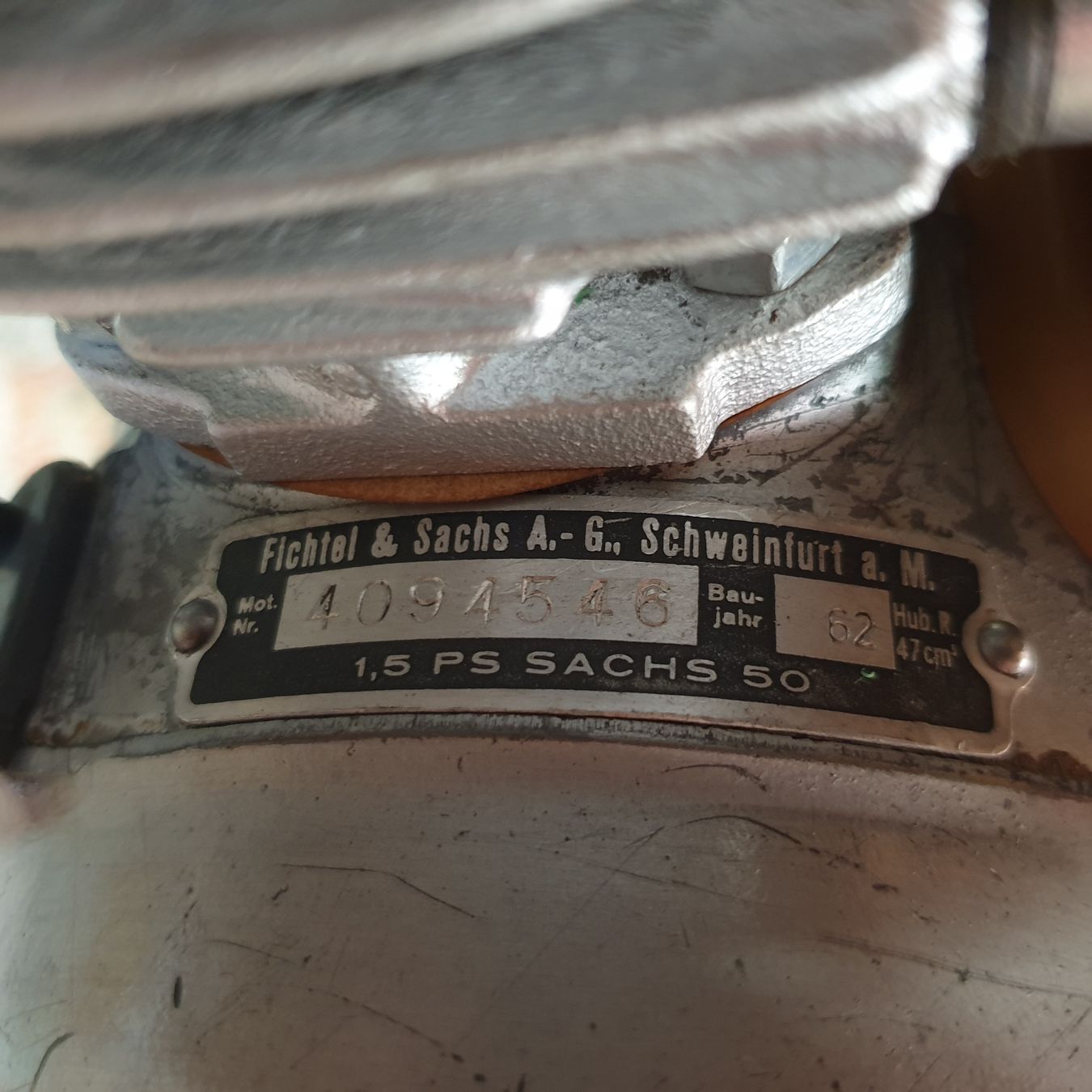 Sachs Mofa-Ersatzteile: Motor Sachs 50 - Saxonette – Gebraucht aus Carabbia von  7