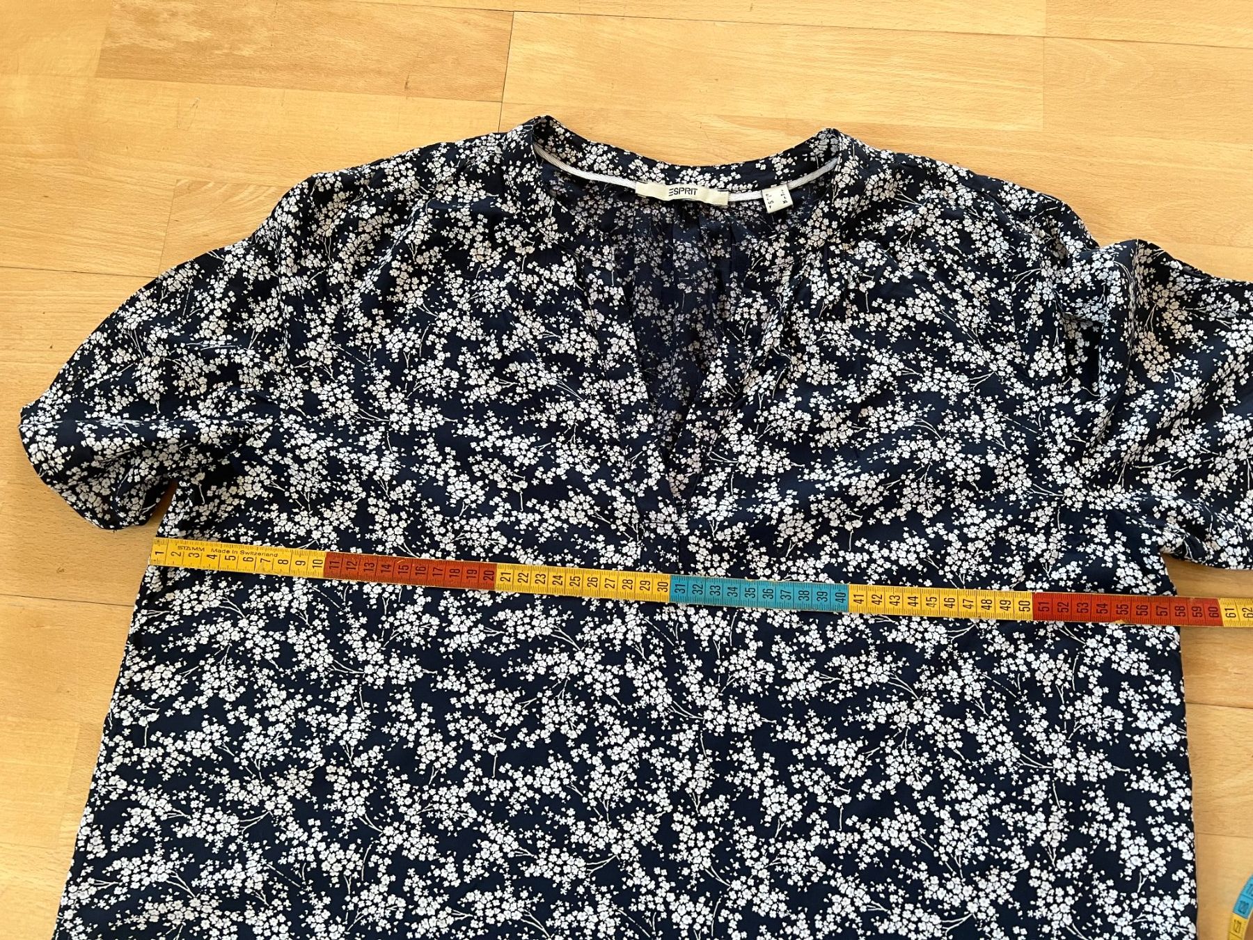 Esprit Camicette: ESPRIT Damen Bluse, Gr. L, Dunkelblau – Usato da Worb venduto da farben20zauber 4