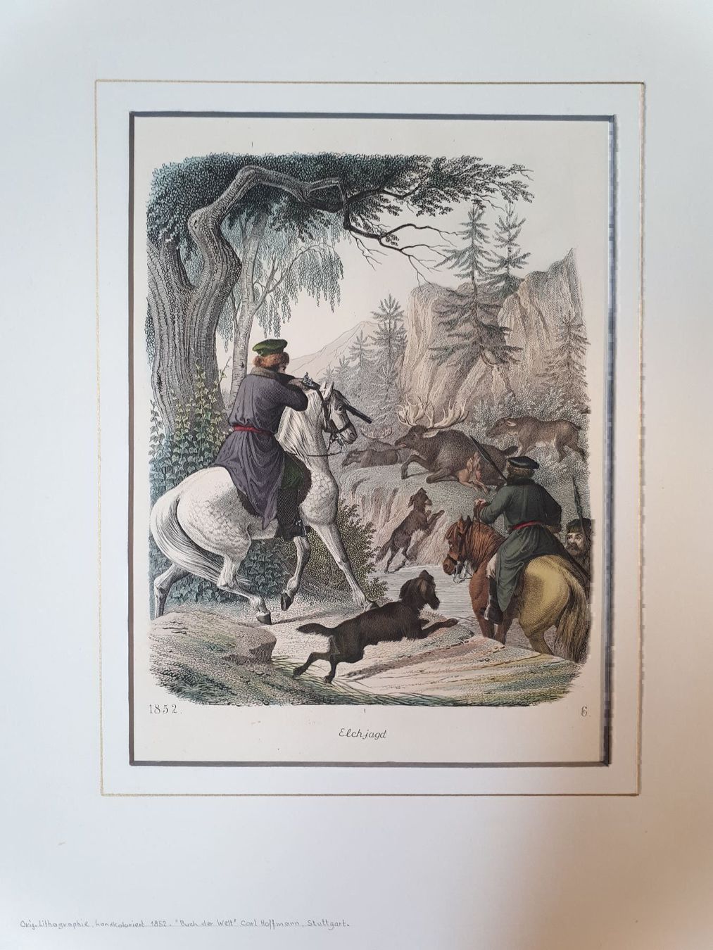 Gravures: Elchjagd – D'occasion à Dietikon par Buchantiqdietikon