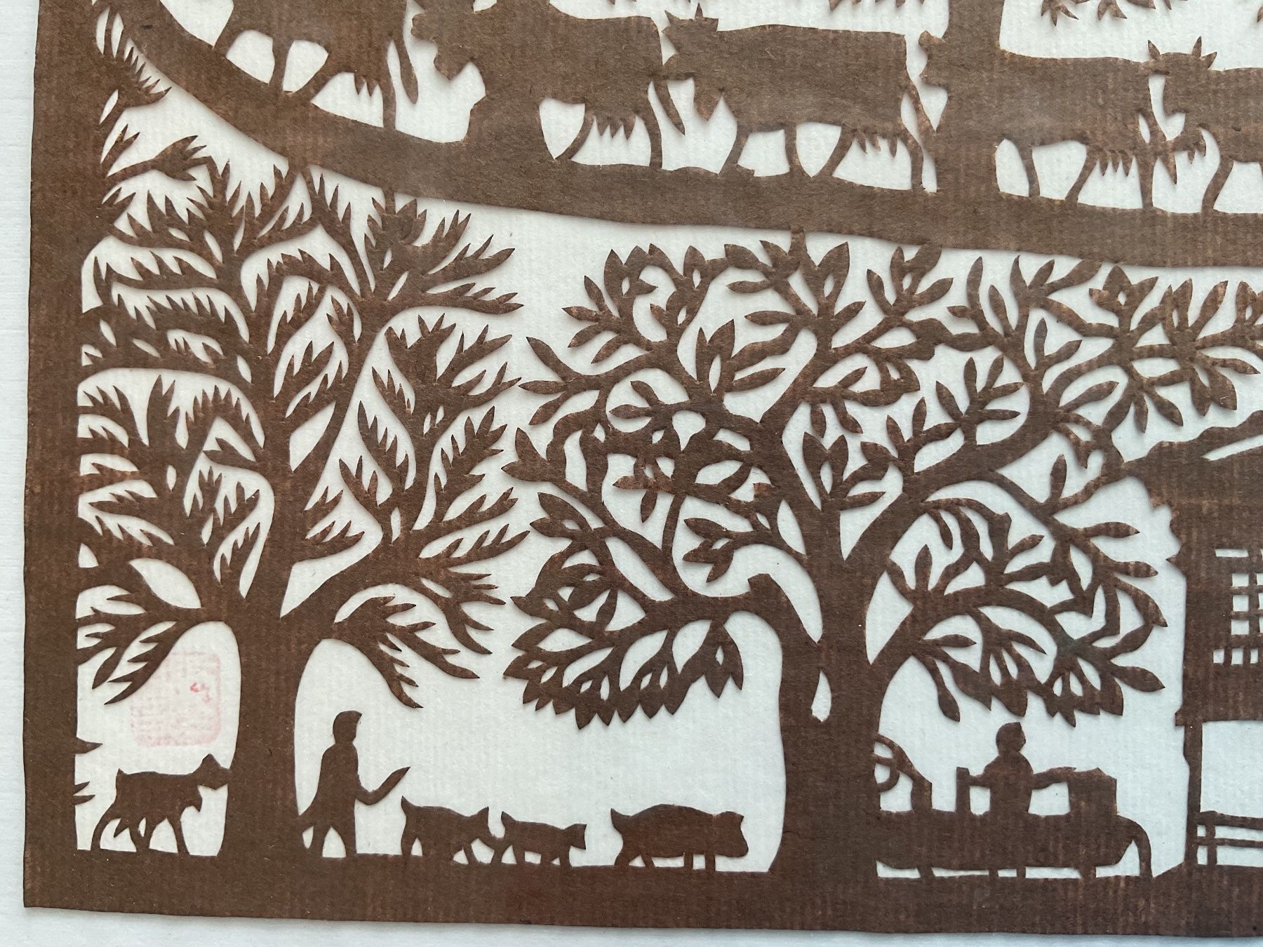 Grafica & Litografie: Wunderschöner Scherenschnitt – Usato da Gossau SG venduto da michellepatrik 1