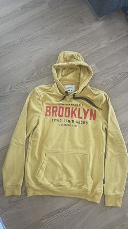 Jean Pascale Hoodie, Gr. S, Goldgelb