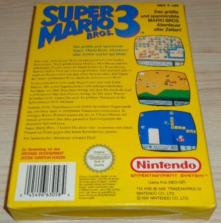Nintendo Spiele: Super Mario Bros. 3 (NES) – Gebraucht aus Thun von Gameparadise 1