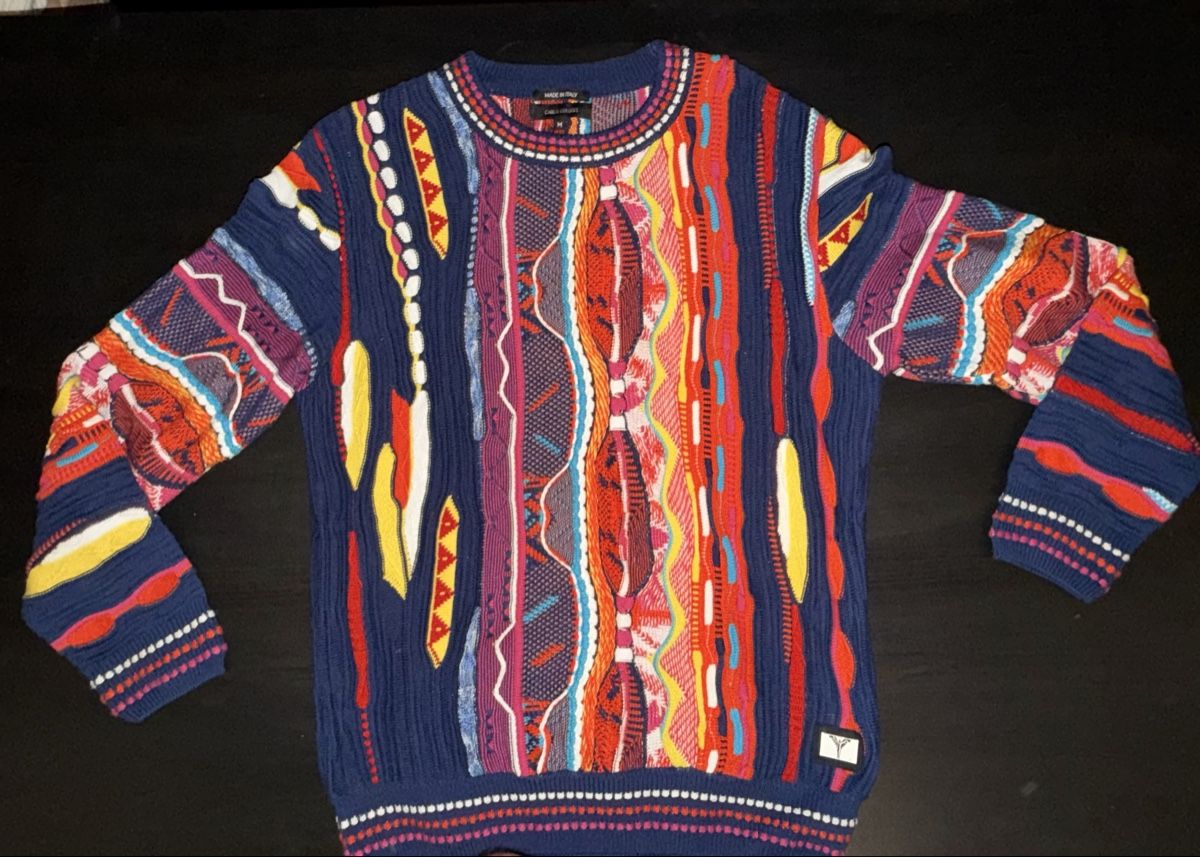 Carlo Colucci Maglioni & Felpe: Carlo Colucci Pullover Gr M Bunt Strick Design Italien – Usato da Langenthal venduto da Fernando1999
