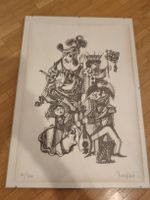 Lithographie originale signée Jean Monod – numérotée 40/300