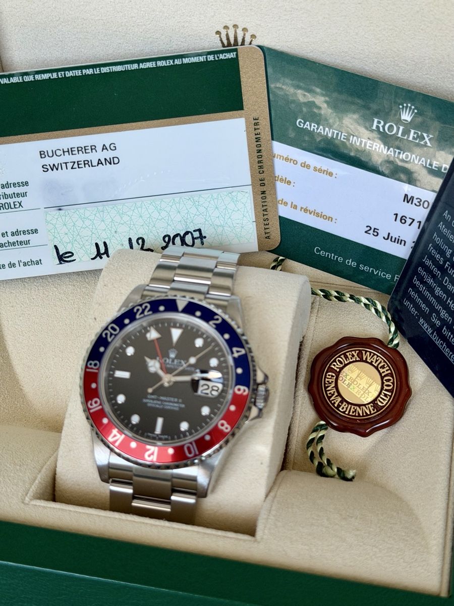 Rolex Uhren: Rolex GMT-Master 16710 / Kaliber 3186 ! – Gebraucht aus Nürensdorf von Swalbard 2
