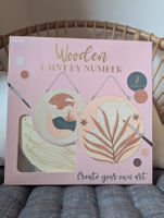 Wooden Paint by Number Kit - 2 Signs - New