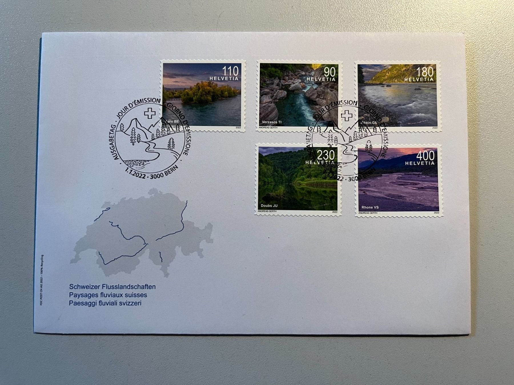 Tutti i francobolli: FDC 2022 aus Serie ohne A-Post Tab – Nuovo (secondo la descrizione) da Arch venduto da seil819