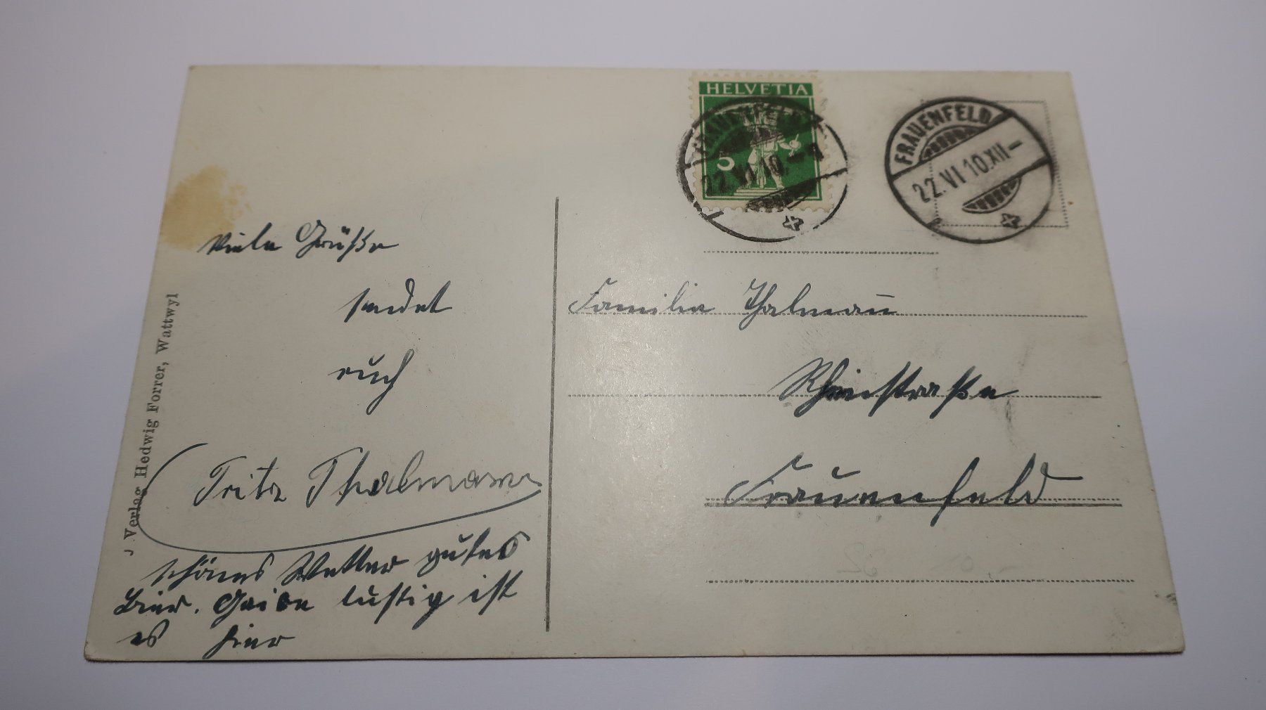 Cartes postales: Yberg - Wattwyl – D'occasion à Cormoret par Pascalll2001 3