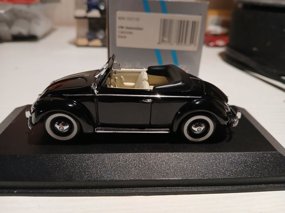 Volkswagen Kever Hebmüller Cabrio, Minichamps 1:43 – Schaal Model Shop