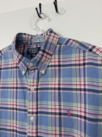 Polo Ralph Lauren Hemd Karo Grösse L Slim Fit top Zustand