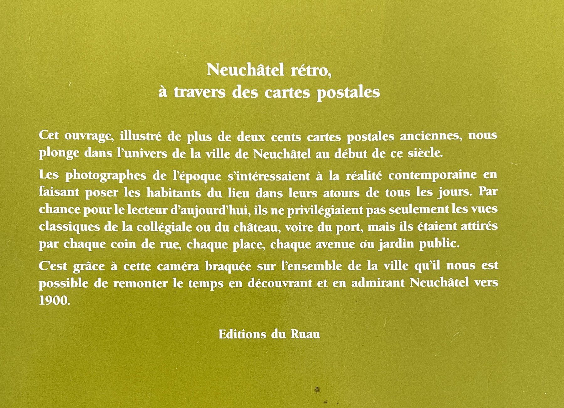 Ansichtskarten: 2 livres - Neuchâtel rétro et son lac, ses rives, ses ports – Gebraucht aus Savagnier von Ne2065 2