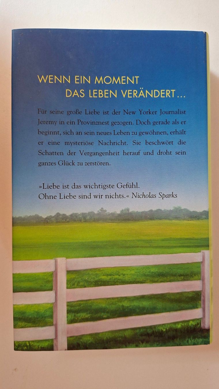 Livres: Das Wunder eines Augenblicks Nicholas Sparks – D'occasion à Dietikon par Buchantiqdietikon 1