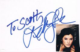 Kelly Hu 1968- Autogramm signiert Karte 10x15cm