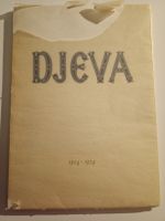 plaquette Djeva industrie pierres scientifiques 1954 Monthey