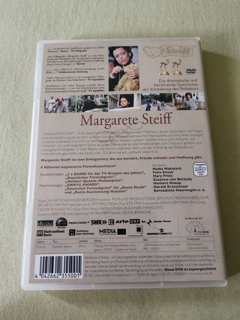 Tutti i DVDs: DVD Margarete Steiff - Heike Makatsch, Felix Eitner – Usato da Mönchaltorf venduto da hiukset 1