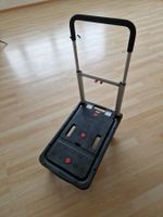 Klappbarer Transportwagen schwarz neu mit Gummirollen