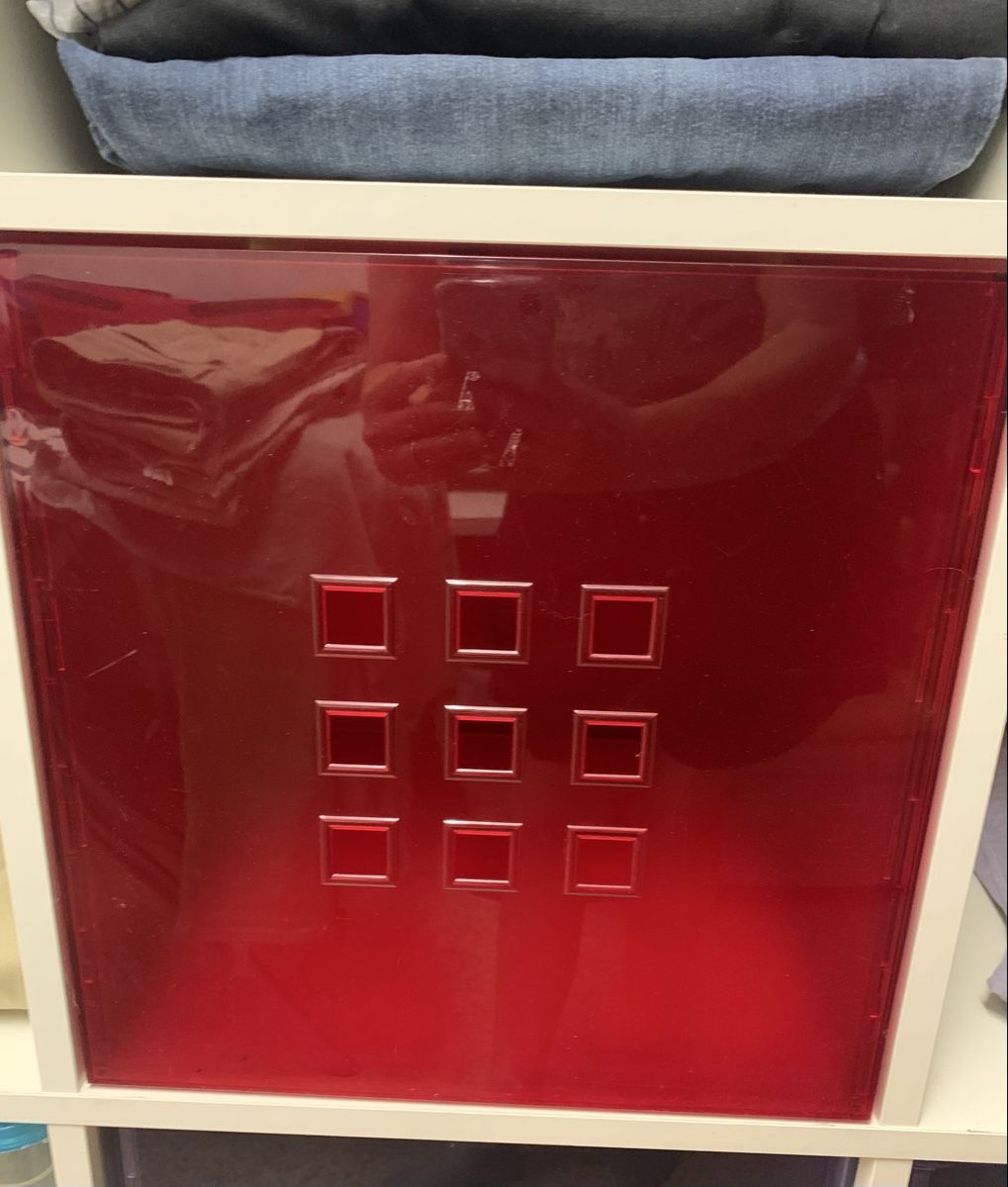 Ikea Sistemi di archiviazione: IKEA Box LEKMAN rot (mit rotem Boden) – Usato da Winterthur venduto da amapola 3