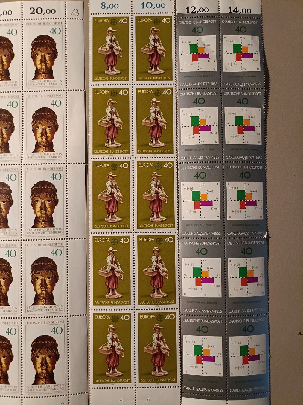 Tutti i francobolli: 5 KLEINBOGEN BRIEFMARKEN DEUTSCHLAND – Nuovo (secondo la descrizione) da Sargans venduto da Polifemo58 2