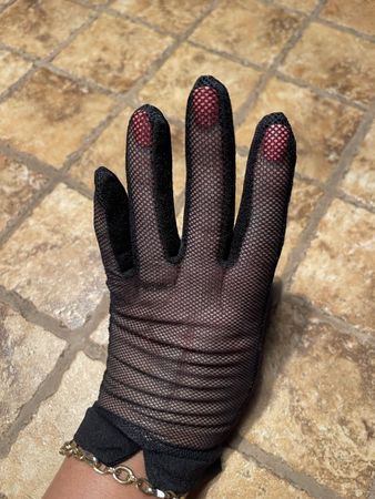 Guanti semitrasparenti tg 6/7-chic e elegante per autunno