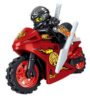 1 Figur + Motorrad - Bausteine - Ninjago