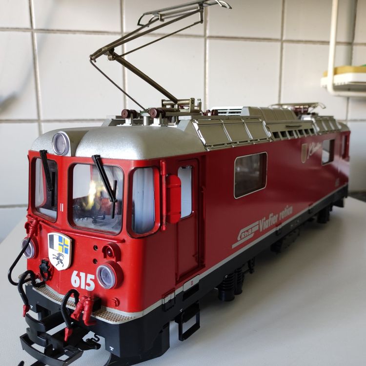 LGB 28438 RhB E-Lok Ge4/4 II Ep.5 braun -  - FERTIG