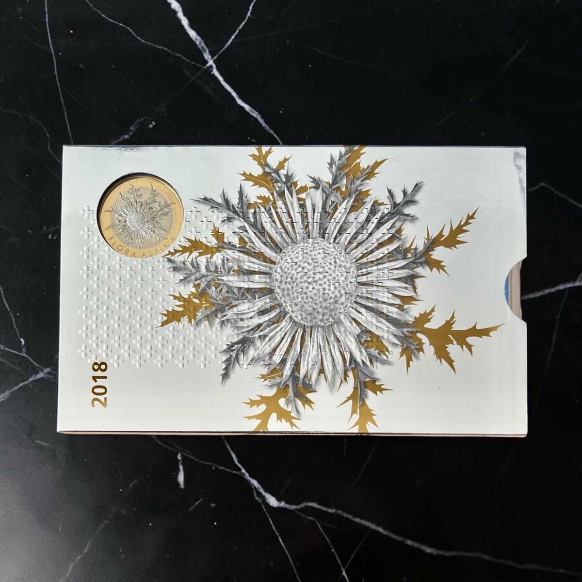 Tutti le monete: CH Münzsatz Silberdistel PP – Nuovo e nell'imballaggio originale da Winterthur venduto da Numismatica-Vitu