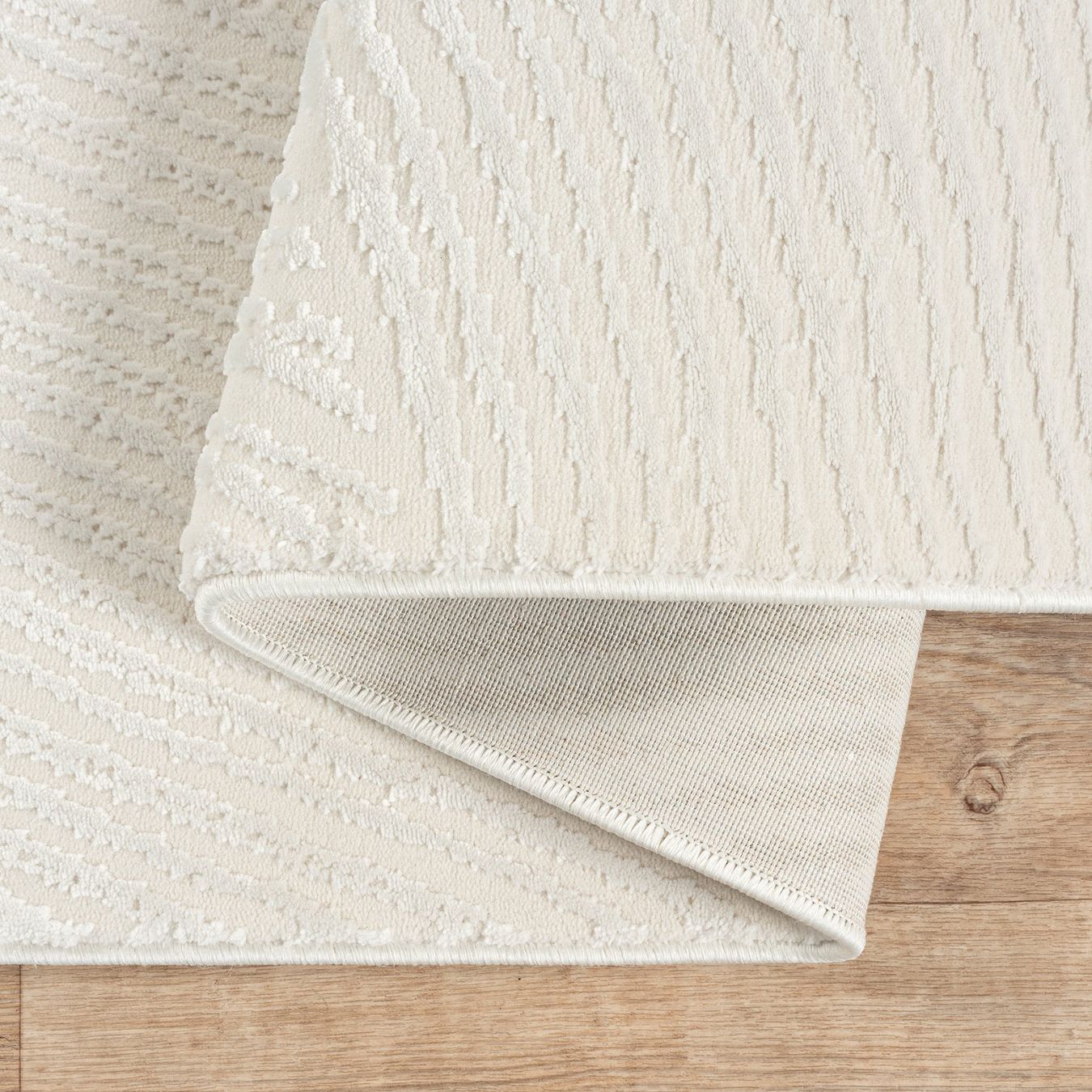 Tappeti: Moderner Teppich, abstraktes Muster, weiss, 160x220cm – Nuovo e nell'imballaggio originale da Reinach AG venduto da carpethouse 4