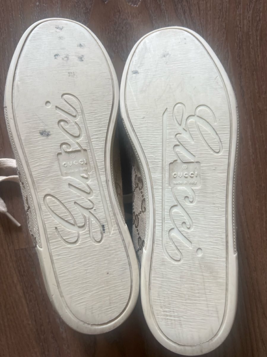 Gucci Scarpe da donna: Gucci Sneaker Canvas Leder braun Grösse 37 – Usato da Illnau venduto da Michele0210_ 5