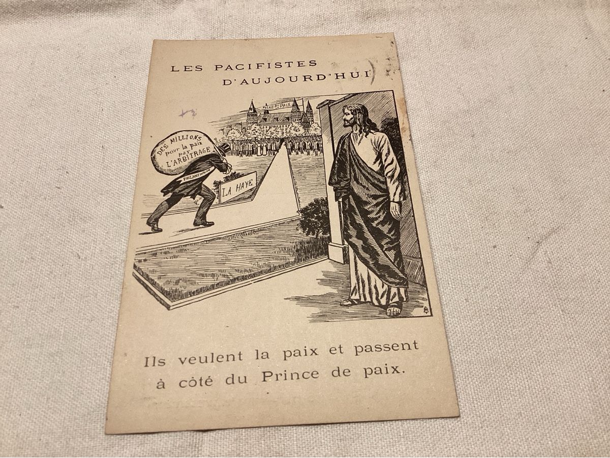 Cartoline postali: Carte postale les pacifistes1917 – Usato da Luc (Ayent) venduto da Rebouille