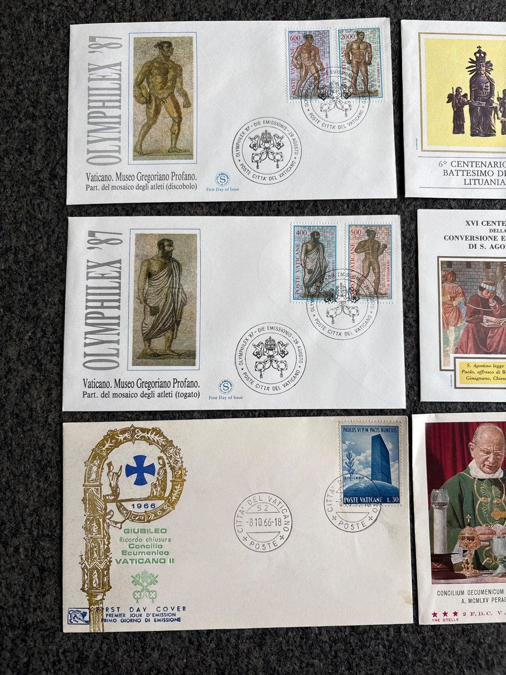 Tutti i francobolli: Vatikan Briefmarken Sammlung, 6 Stück – Usato da Ibach venduto da lisch3 1