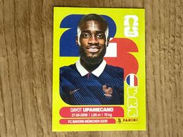 Panini FIFA WM 2026 Sticker: Dayot Upamecano FRA 7