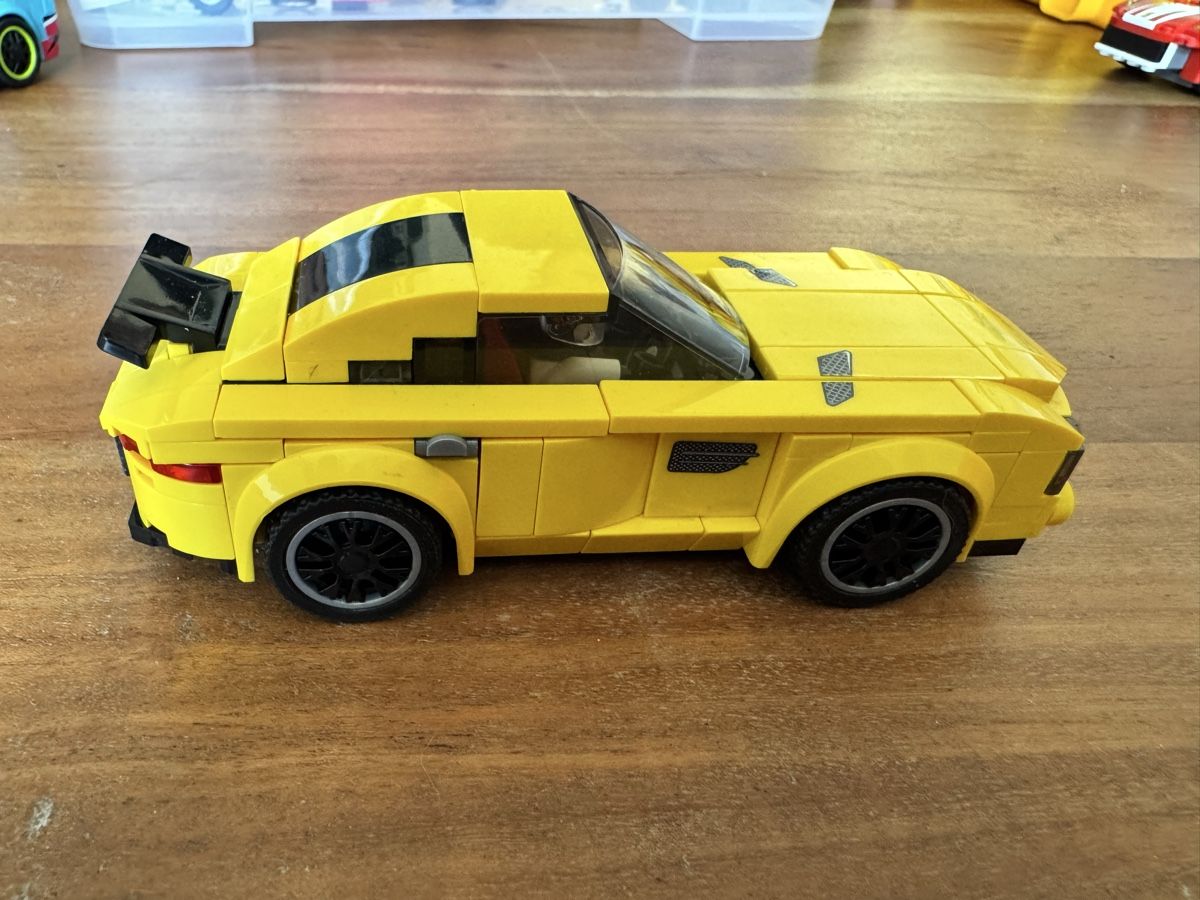 Lego Spielzeuge: Gelber Lego Speed Champions Mercedes-AMG GT3, Top! – Gebraucht aus St. Gallen von Popolone26 2