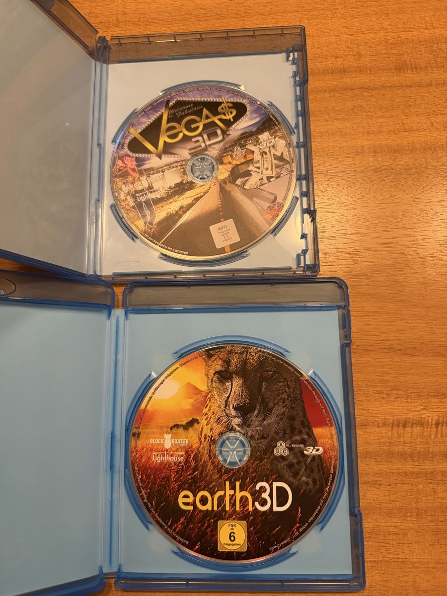 Tutti i DVDs: Earth 3D + Vegas 3D Blu Ray – Usato da Solothurn venduto da Luckyytee 2