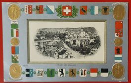 Rüti 1908 - Prägekarte