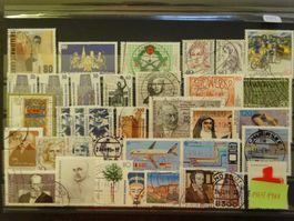 BRD Briefmarken 1987/88 gestempelt
