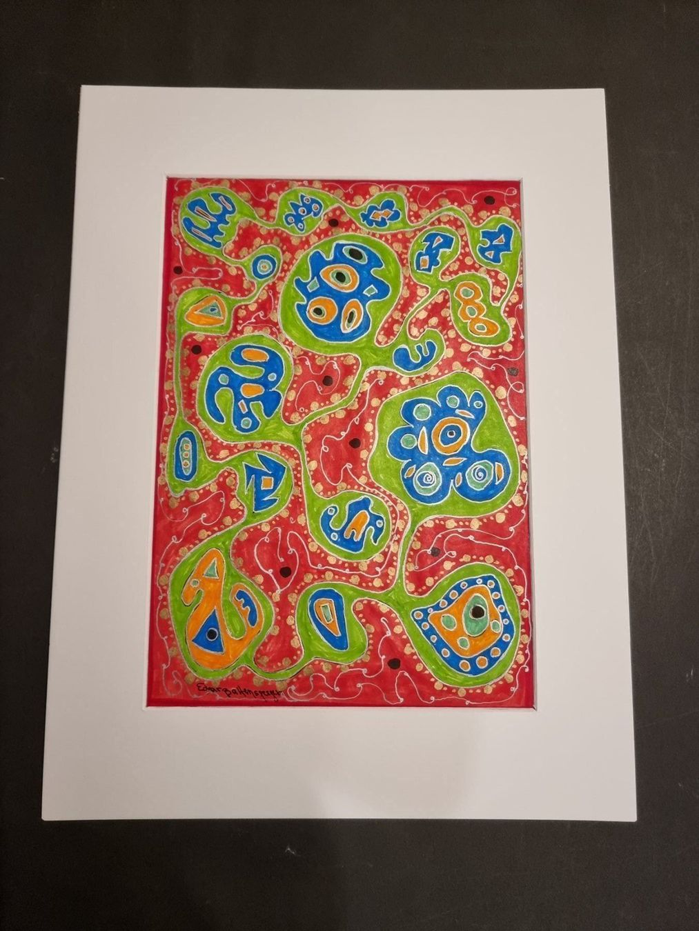 Poster & Bilder: EGAR BALTENSPERGER  0RIGINAL MISCHTECHNIK SIGNIERT – Gebraucht aus Gersau von grafik-kunst