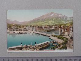 Luzern, Seebrücke, Pilatus, Schiff, Dampfschiff