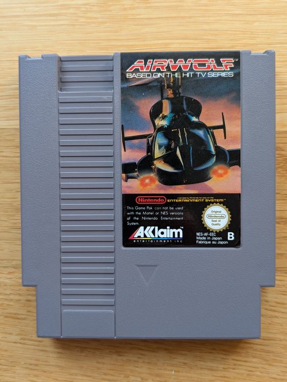 Nintendo Giochi: Airwolf (NES, PAL) – Usato da Luzern venduto da Gwanun 1