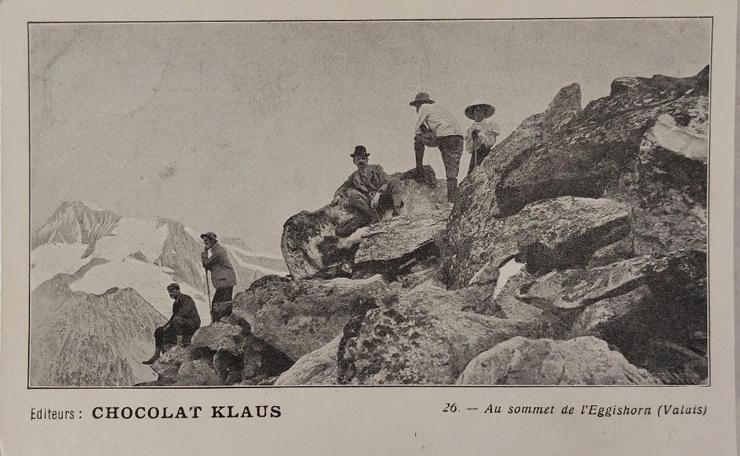 Cartoline postali: EGGISHORN - Au sommet – Usato da Delémont venduto da Domdom1