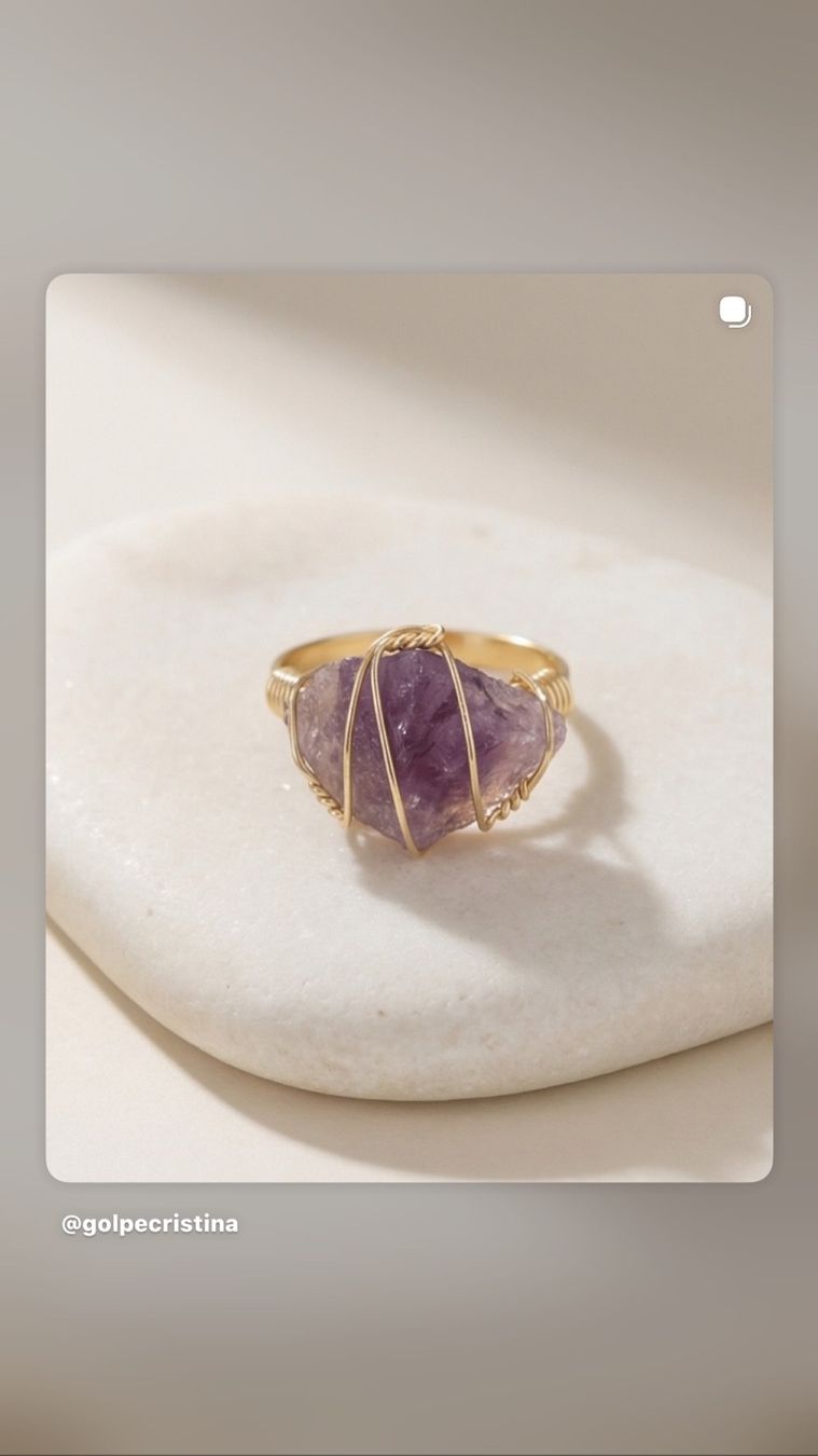 Ringe: Bague améthyste brute dorée - neuve – Neu (gemäss Beschreibung) aus Vuisternens-Romont von gol_xp6p 5
