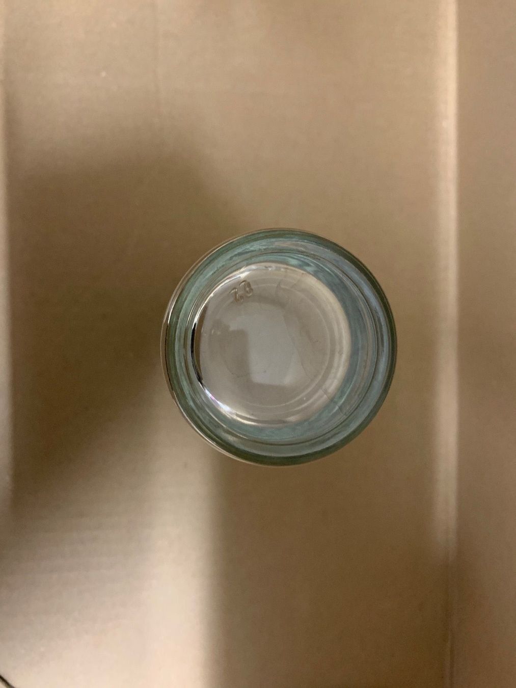 Bicchieri: 2 Stk. Glas mit zwischen Rand – Usato da Eschlikon TG venduto da 1.- 2
