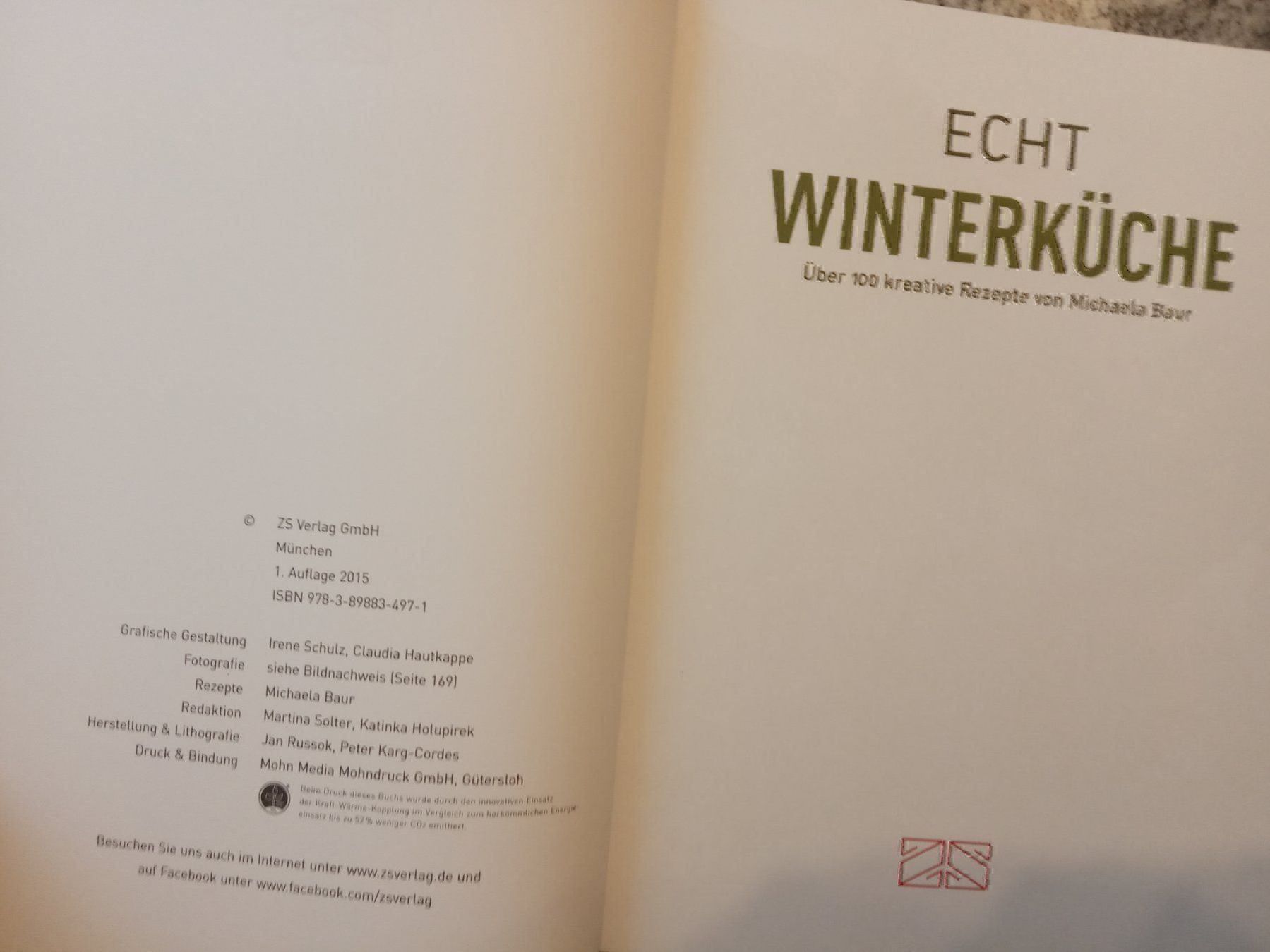 Livres: Winterküche – D'occasion à Chur par Nisami 1