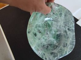 Fluorit-Schale von bester Qualität aus Idar Oberstein